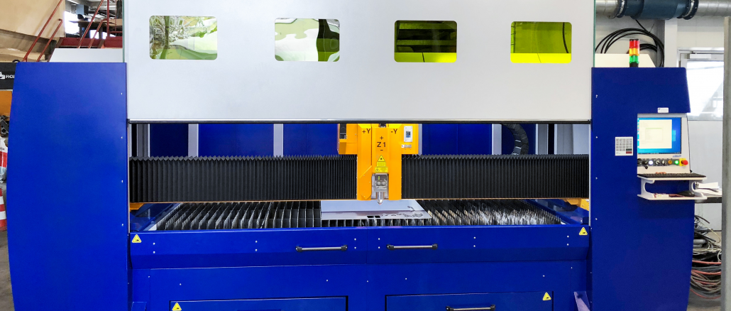 Faserlaser MSF Compact 2D mit einer Bearbeitungsfläche von 1.500 x 3.000 mm Bild: © MicroStep Europa GmbH