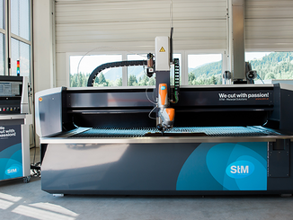 Allrounder PremiumCut with 3D cutting head. Image: StM waterjet GmbH