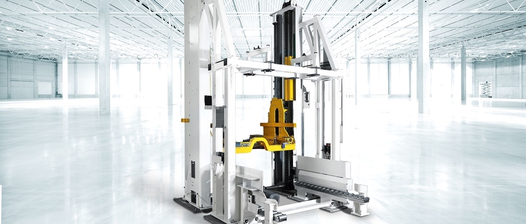 Safe loading and unloading with the KS Rackchanger from Kuka © Kuka Systems