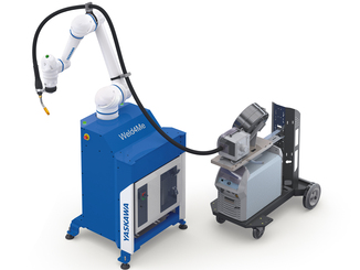 With the MRK-enabled Motoman solution Weld4Me, Yaskawa offers a flexible and easy-to-use alternative to manual MIG/MAG welding. (Source: Yaskawa)