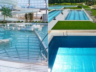 The HSB Group is one of the most important pool construction companies in Europe. HSB builds swimming pools and adventure pools made of stainless steel at several locations with around 140 employees. Image © HSB Group