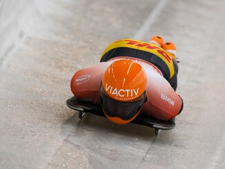 The skeleton sleds must comply with clearly defined regulations and be individually adapted to the riders. Image: © International Bobsleigh and Skeleton Federation (IBSF)