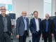 Von links: Sven Köhler (Leiter Strategische Entwicklung Optik, Layertec), Hartmut Heyer (Geschäftsführer Layertec), Richard Bannmüller (Vorsitzender der Geschäftsführung Trumpf Laser- und Systemtechnik GmbH), Thomas Harrer (Leiter Business Unit Optical Systems, Trumpf), David Renner (Warengruppenmanager, Trumpf) © Trumpf