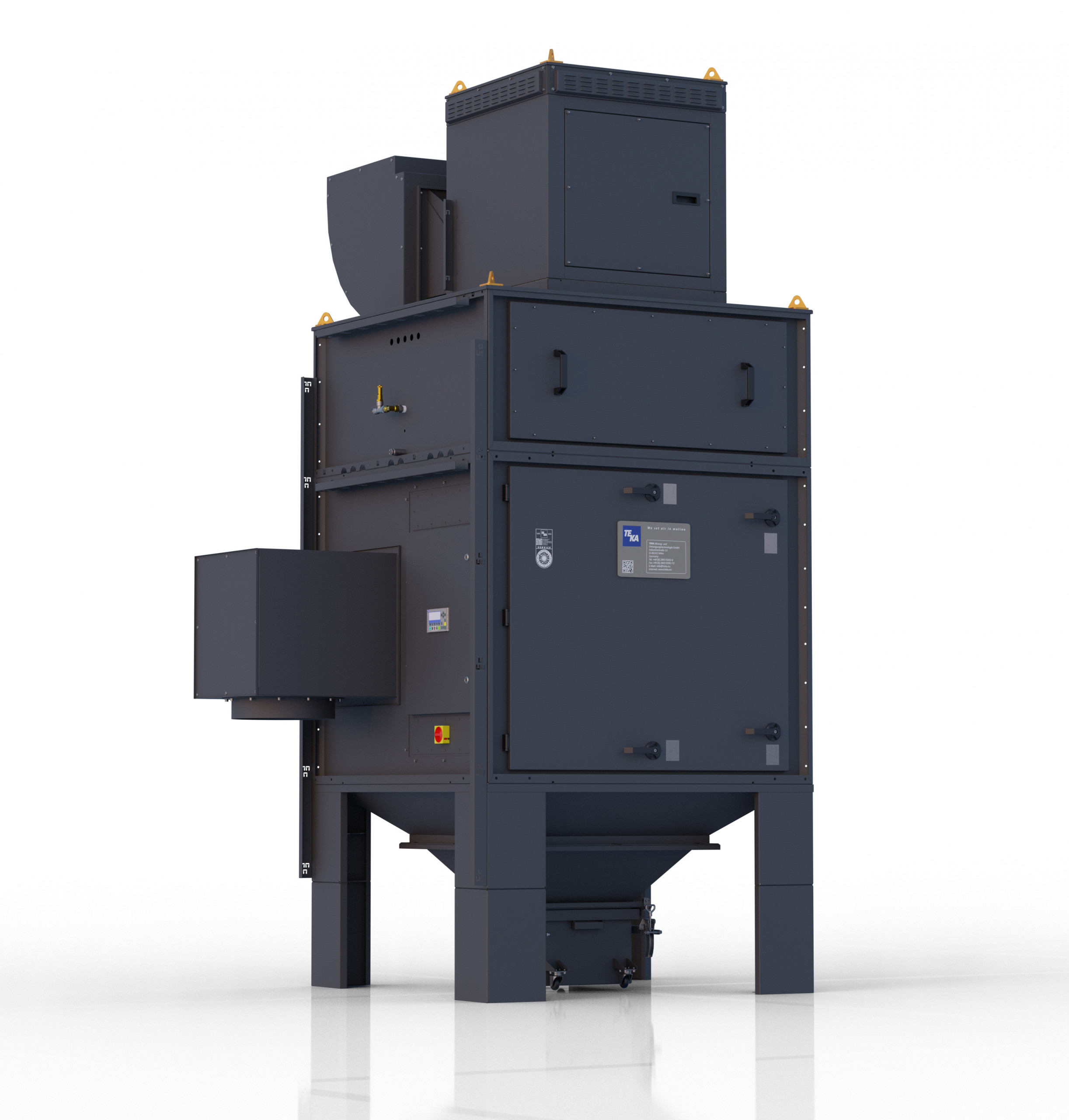The new AirCube is offered in 5.5 kW, 7.5 kW and 11 kW power ratings and is suitable for various applications. © Teka
