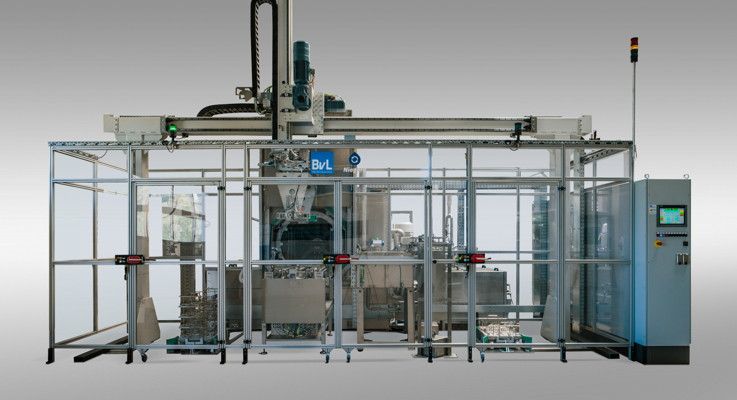 Niagara, the gantry solution for unmanned and safe operation of the BvL basket washer © BvL