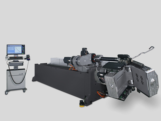 The RST 28 features patented kinematics and can reduce non-productive time during bending by 70 percent. © Wafios