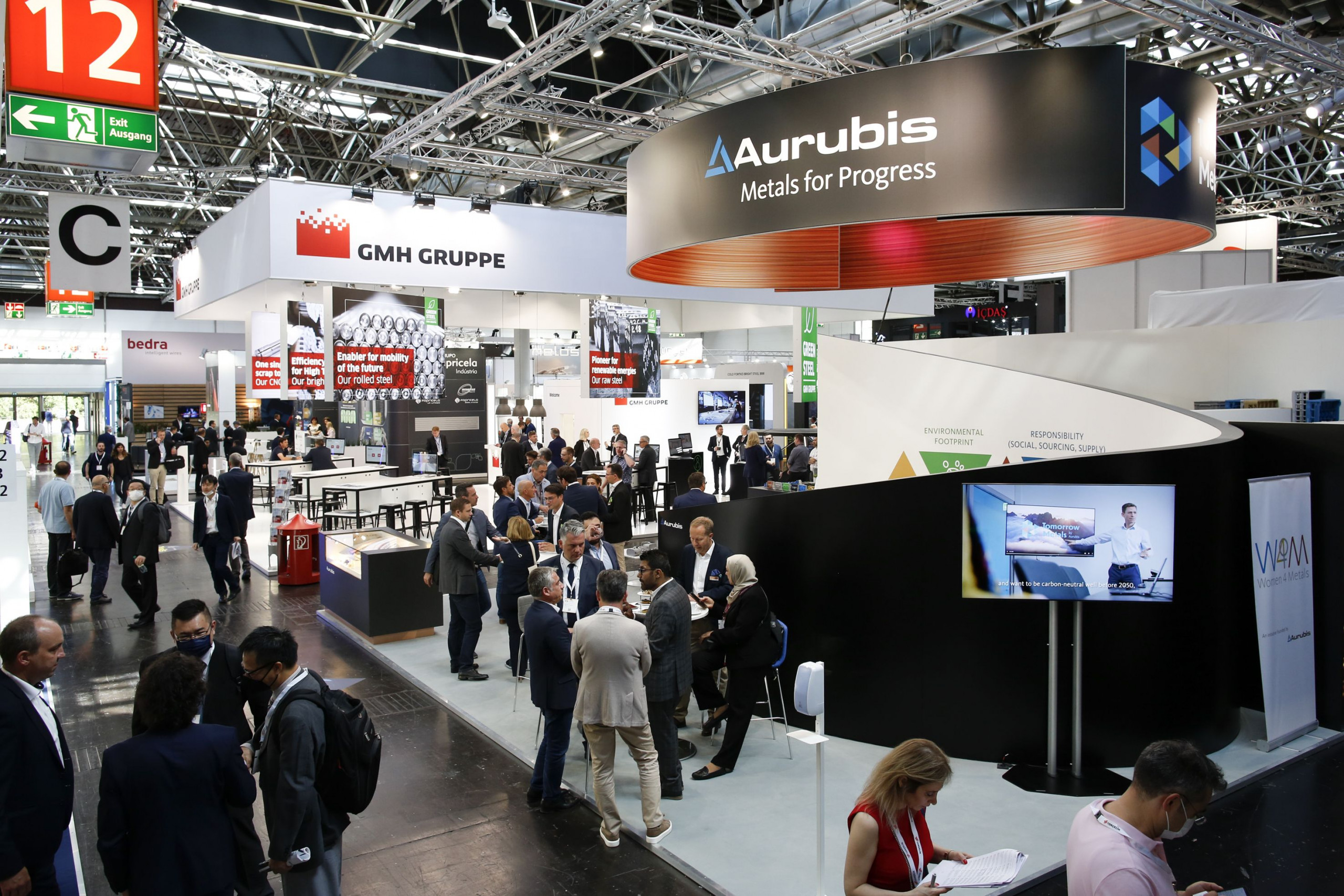 Despite the pandemic and the war, the Tube and Wire trade shows were a success. © Messe Düsseldorf / ctillmann