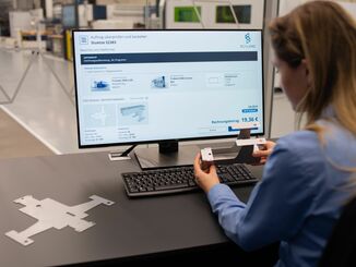 On a cloud platform, ScaleNC offers digital services for sheet metal fabricators, such as programming their machines. © Trumpf