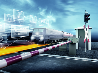 Auf der InnoTrans 2022 zeigt das Automatisierungsunternehmen Pilz sichere Automatisierungslösungen für die digitale Infrastruktur der Schiene. © Paul-Friedrich Thiel/EyeEm/Getty Images, © iStock.com/PPAMPicture, © Pilz