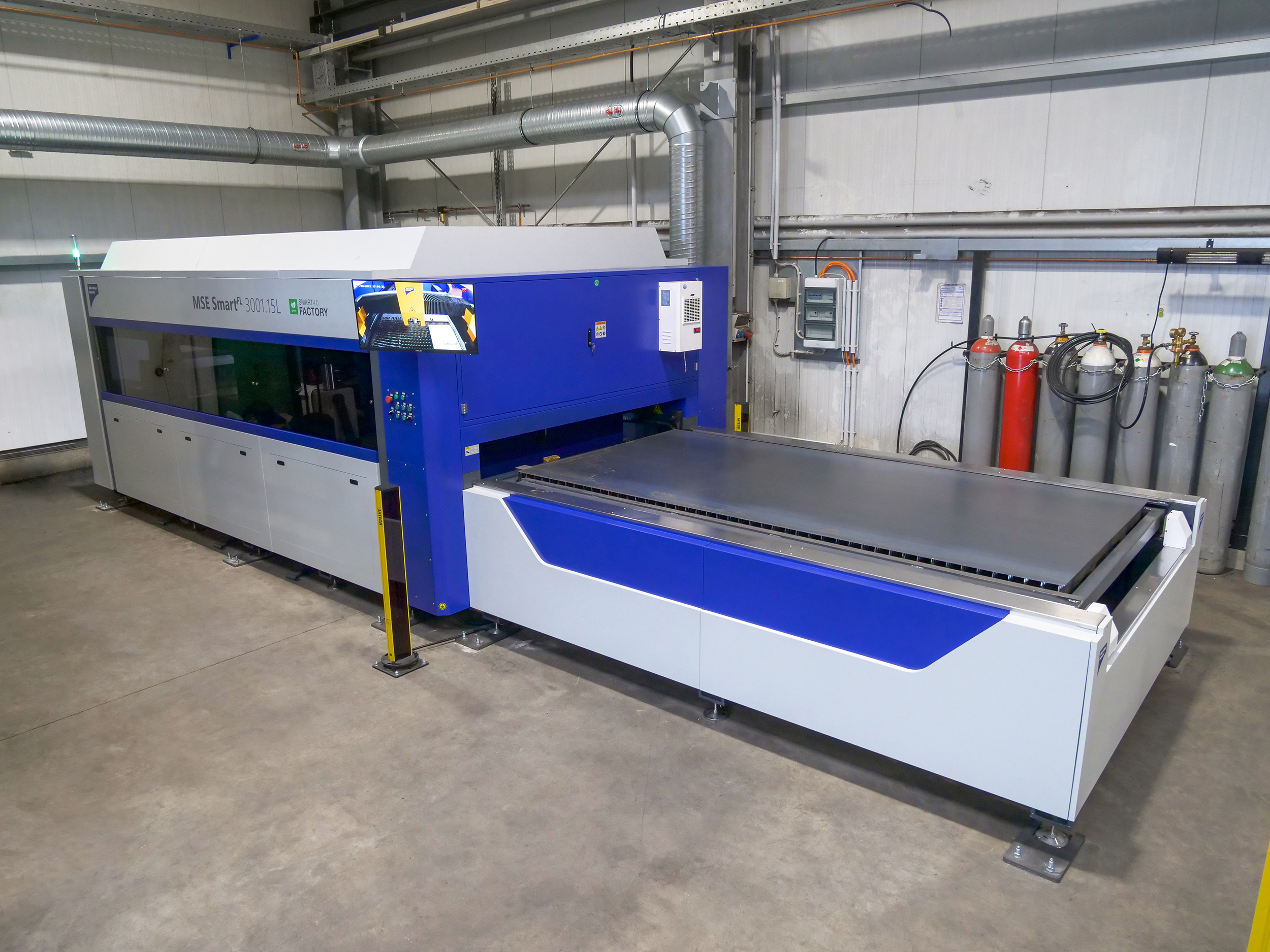 Humberg GmbH relies on MicroStep's latest laser series, the MSE Smart, for precise and fast 2D cutting of steels in sheet thicknesses from 5 to 10 millimeters. © MicroStep Europe