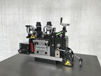 Compact precision leveler CPL 120 for the production of connectors © Kohler