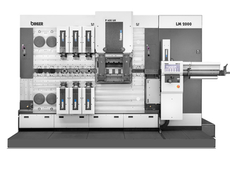 New Bihler LM 2000-KT linear machine for efficient production of stamped and bent parts from strip material in medium and high batch sizes. © Bihler