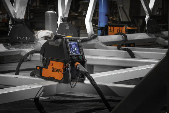 X5 FastMig opens up a new world of welding data with integrated digital connectivity, including a three-month free trial for the ArcVision module of WeldEye welding management software and the Digital WPS (dWPS) feature. © Kemppi