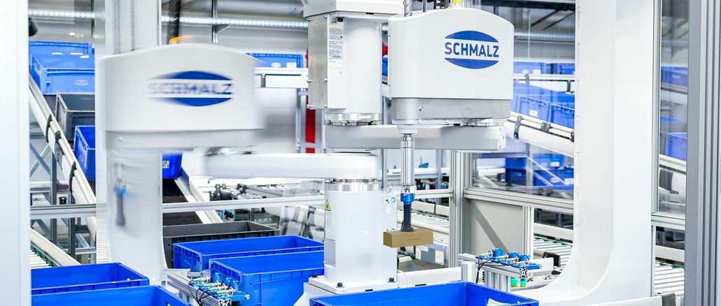 Schmalz beschleunigt mit seinem Vision-Ecosystem ivOS jeden Pick-and-Pack-Prozess. © J. Schmalz GmbH