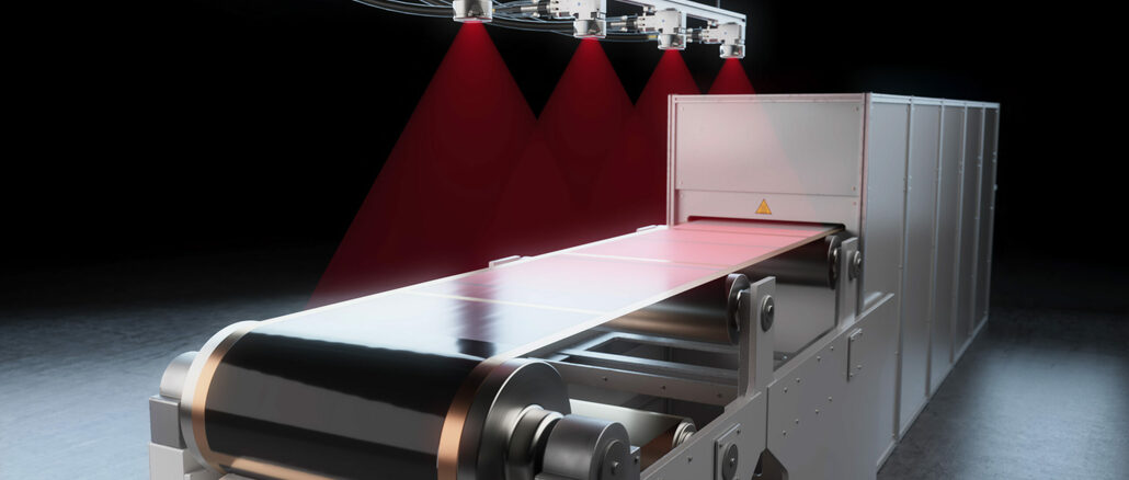 Herstellung lasergetrockneter Anoden und Kathoden im Rolle-zu-Rolle-Verfahren © Laserline