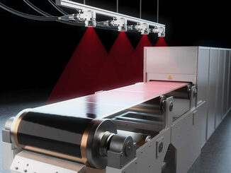 Herstellung lasergetrockneter Anoden und Kathoden im Rolle-zu-Rolle-Verfahren © Laserline