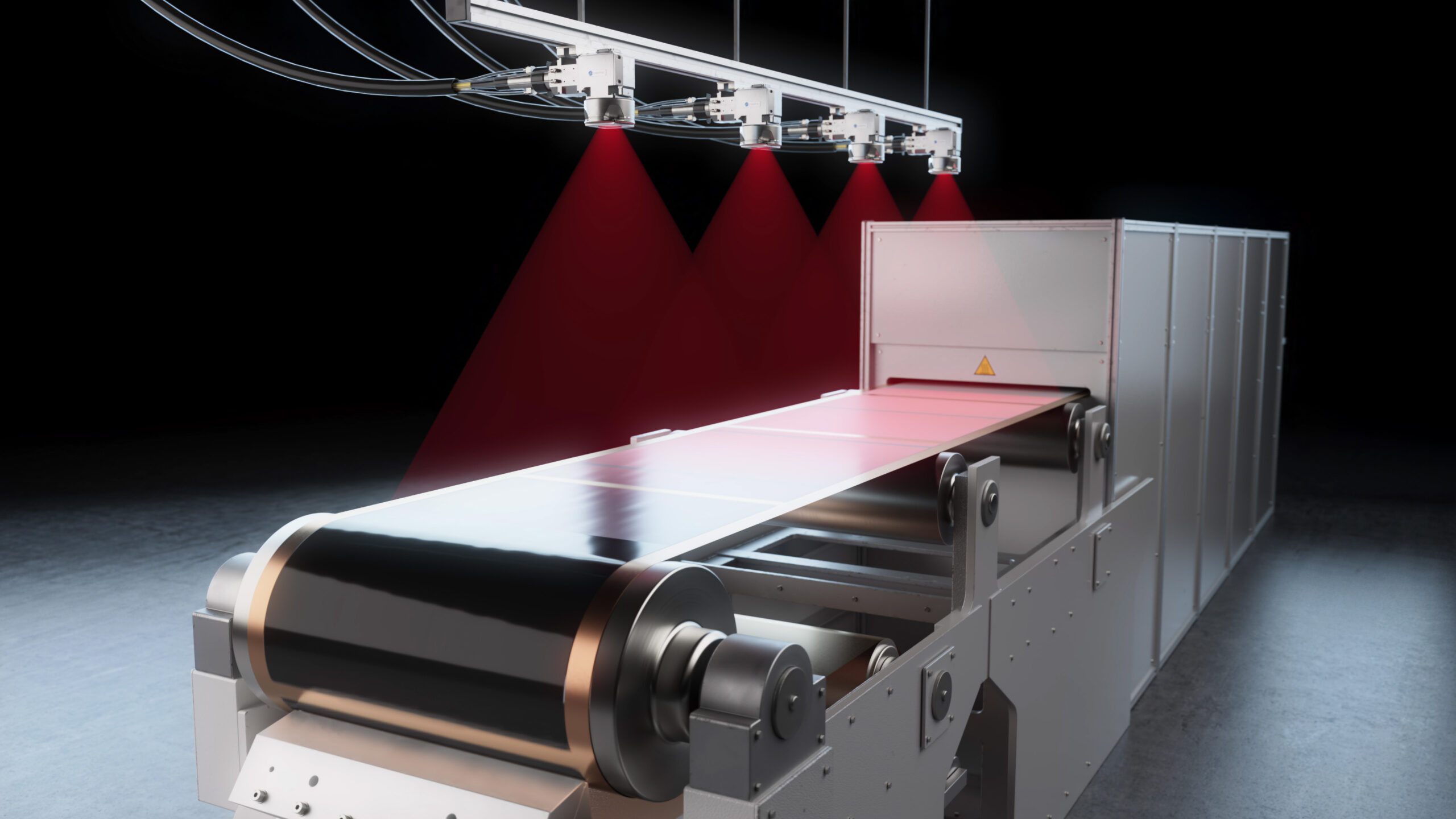 Herstellung von lasergetrockneten Anoden und Kathoden im Rolle-zu-Rolle-Verfahren. © Laserline