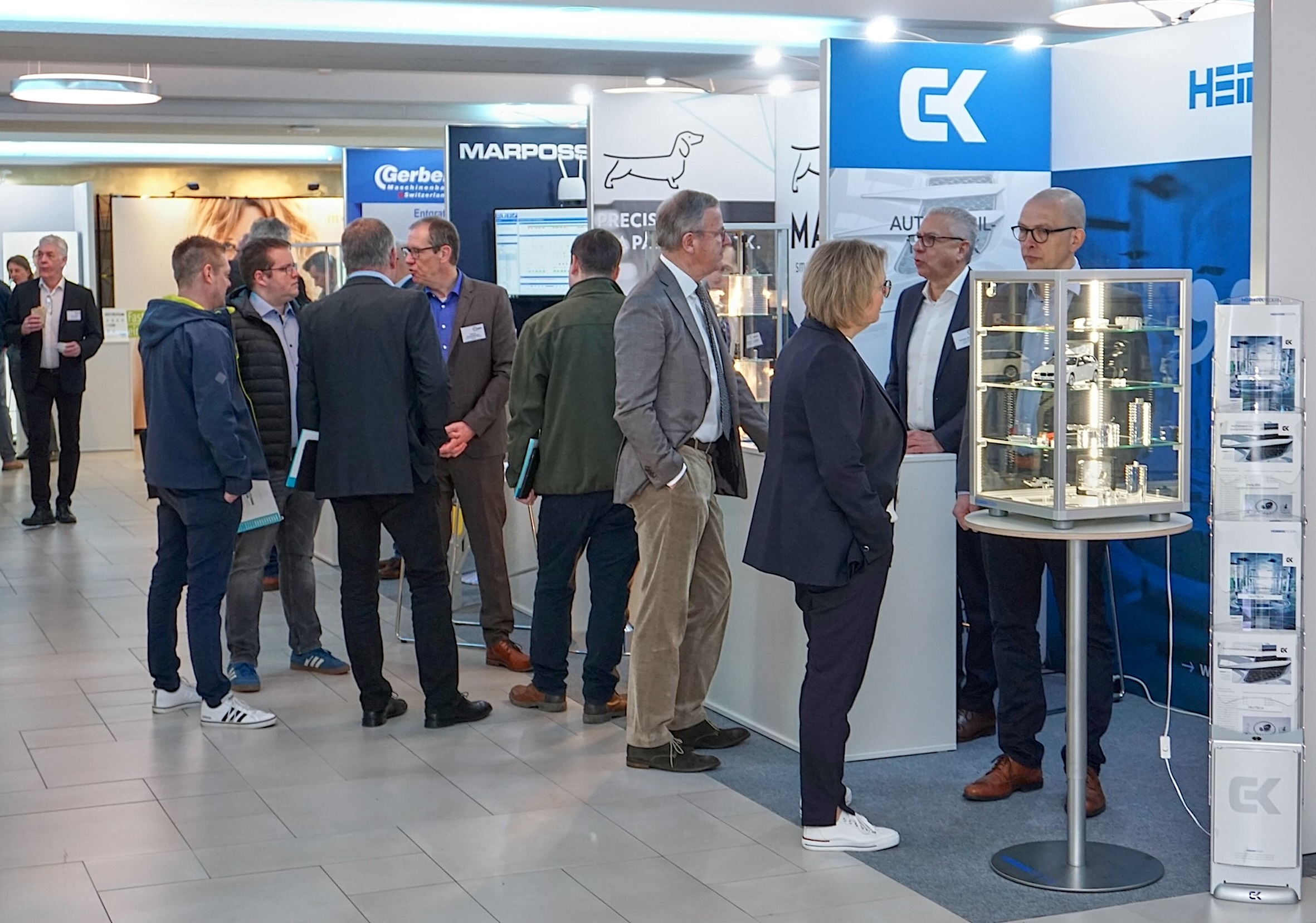 Parallel to the two-day event, numerous exhibitors will be presenting innovative products and services relating to stamping technology at the accompanying trade exhibition. (Photo from 2023) © KIST