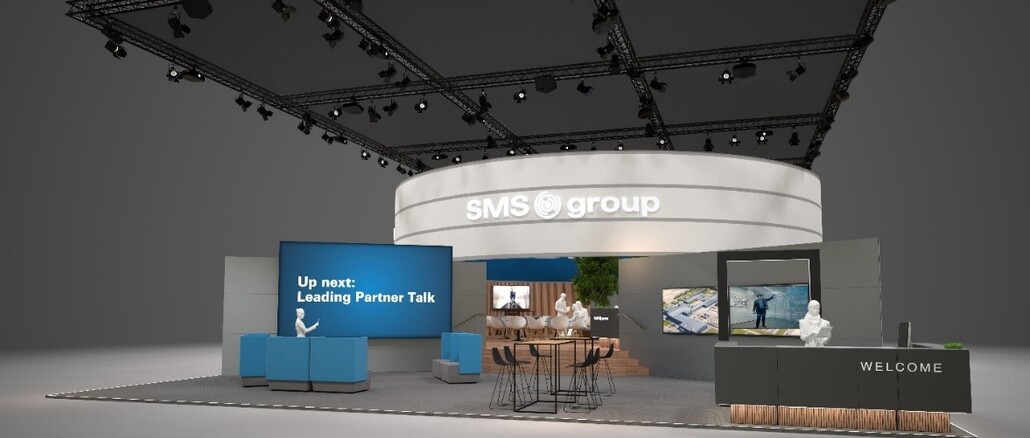 Der SMS-Messestand in Halle 7a, Stand B04 © SMS