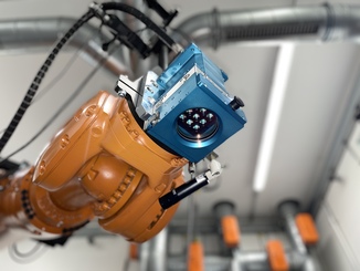 Multispot-Schweißkopf am Roboterarm © LMB