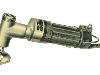 Mit dieser elektrischen Handschere begann im Jahr 1934 – vor 90 Jahren – die Erfolgsgeschichte der Elektrowerkzeuge bei Trumpf. © Trumpf