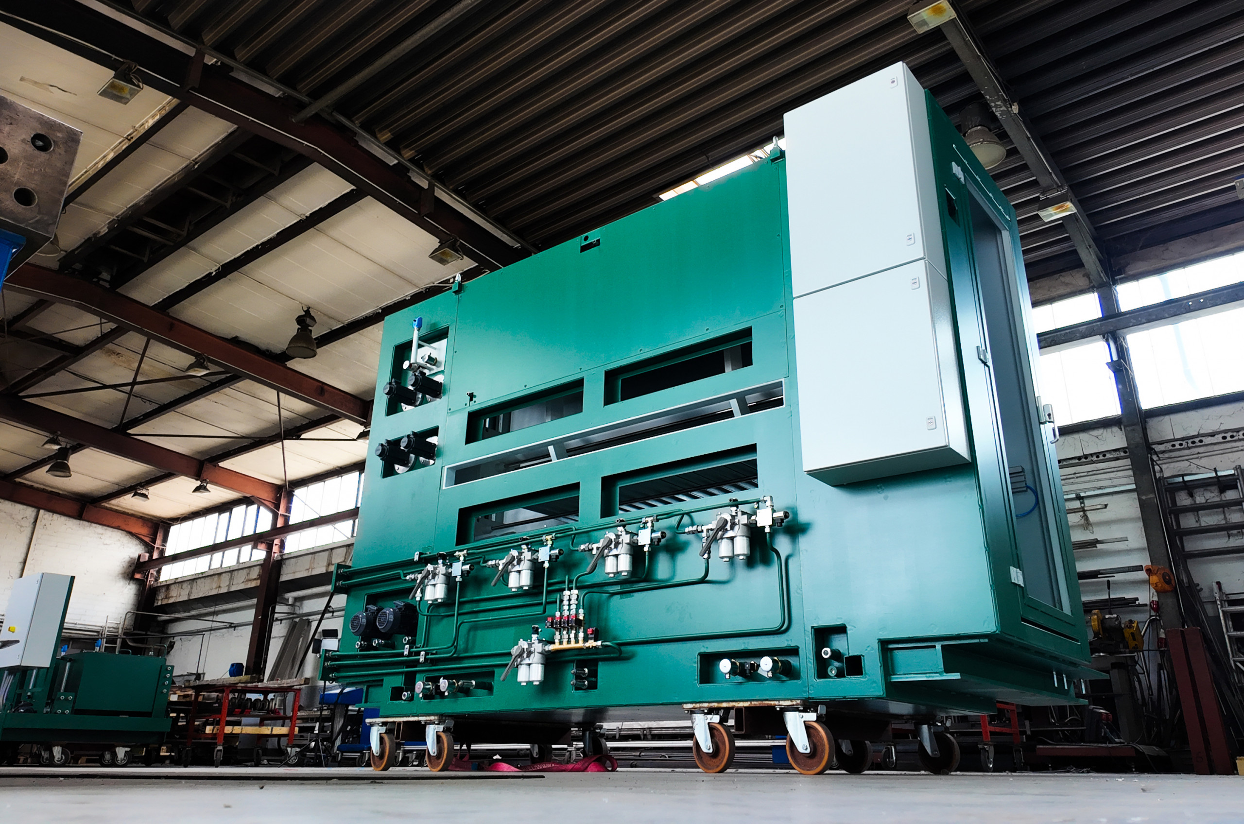 The first machine of the new generation shortly before delivery to a customer. © Limax
