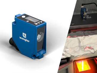 Die Wenglor Sensoric Group präsentiert einen ToF-Sensor mit blauem Laser. © Wenglor