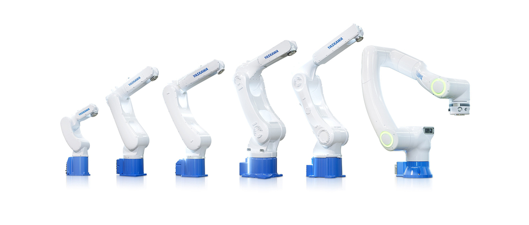 Die Modellpalette der neuen Motoman-Next-Industrieroboter (Nex-Serie) von Yaskawa reicht von 7 bis 35 kg Traglast. © Yaskawa Europe