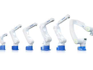 Die Modellpalette der neuen Motoman-Next-Industrieroboter (Nex-Serie) von Yaskawa reicht von 7 bis 35 kg Traglast. © Yaskawa Europe
