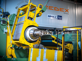 Das Unplanheitsmesssystemystem dieser Art wurde bei Arinox installiert und hilft dabei, die Ebenheit innerhalb der von den Kunden des ligurischen Unternehmens geforderten sehr strengen Toleranzgrenzen zu gewährleisten. © Redex