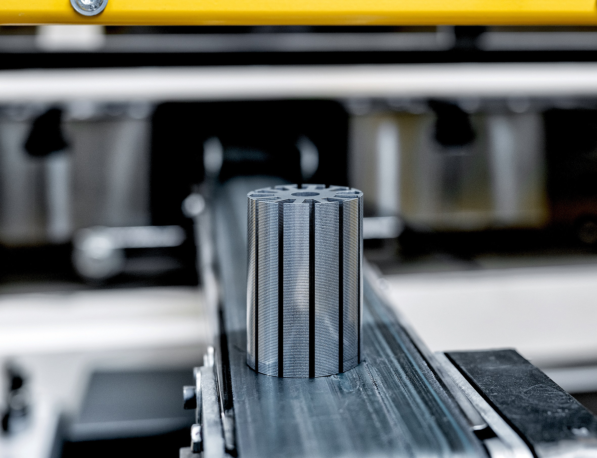 As one of the market and innovation leaders in stamping technology, Bruderer now offers a highly productive solution for the growing market for the packaging of components for electric motors and transformers with the BSP. © Bruderer
