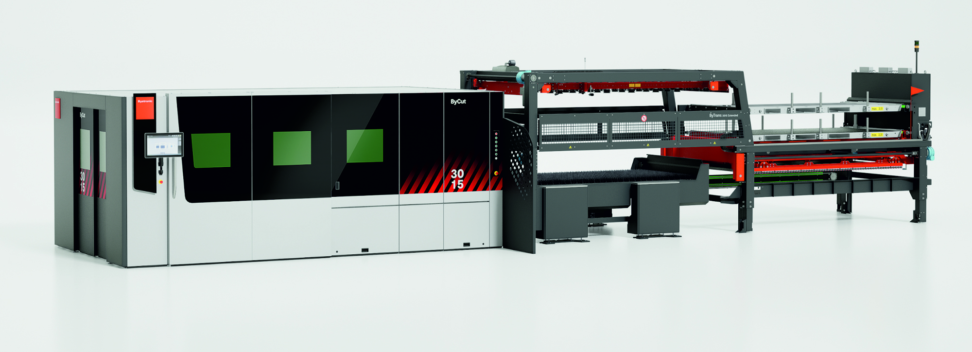 Cutting Cell with ByCut 3015 20 kW + ByTrans Extended © Bystronic
