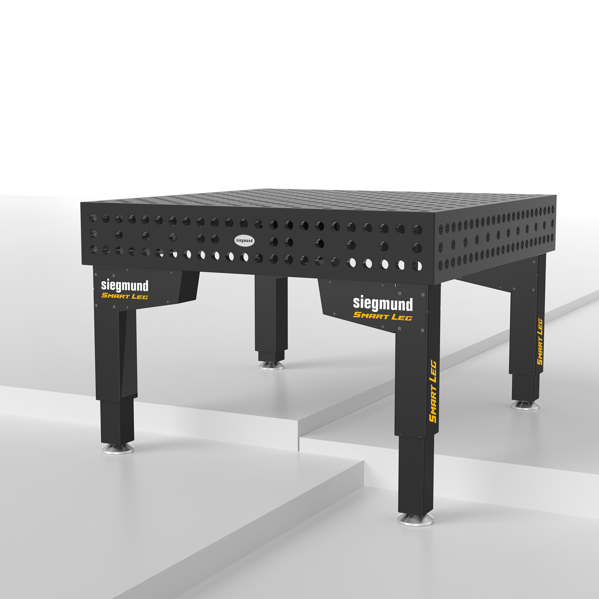 Each table base can be individually adjusted. © Bernd Siegmund GmbH