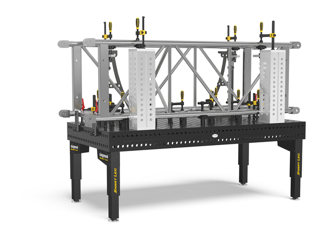 Siegmund-Schweißtisch mit Truss-Aufbau © Bernd Siegmund GmbH
