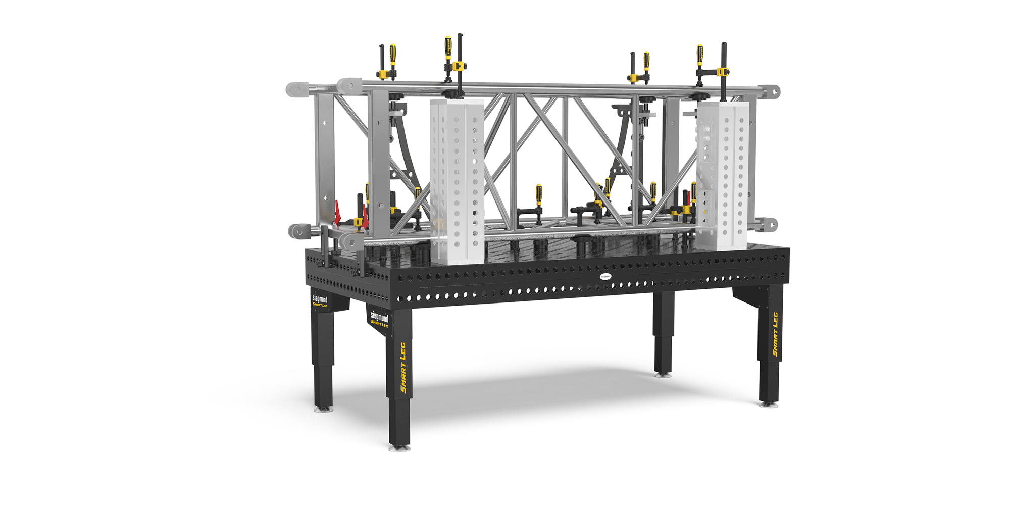 Siegmund welding table with truss structure © Bernd Siegmund GmbH