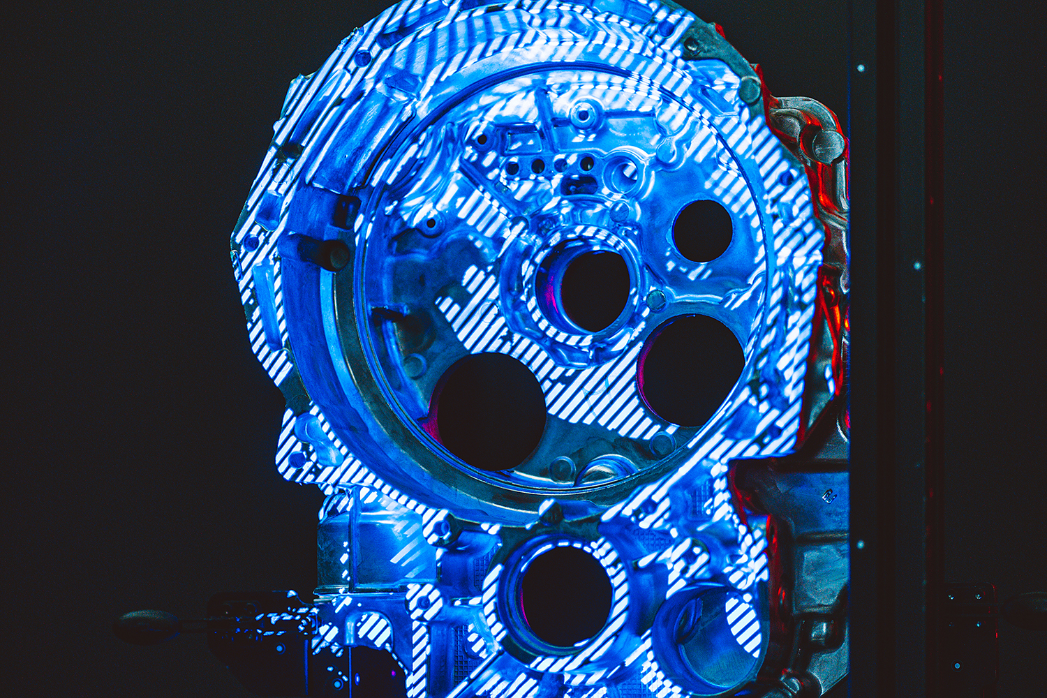 The Zeiss ScanBox is used to measure the entire surface of gearbox housings for electric motors, among other things. © Christian Kammer