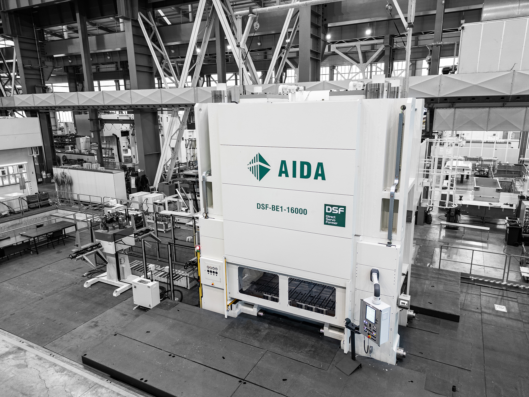 Aida DSF BE1 with 16,000 kN © Aida