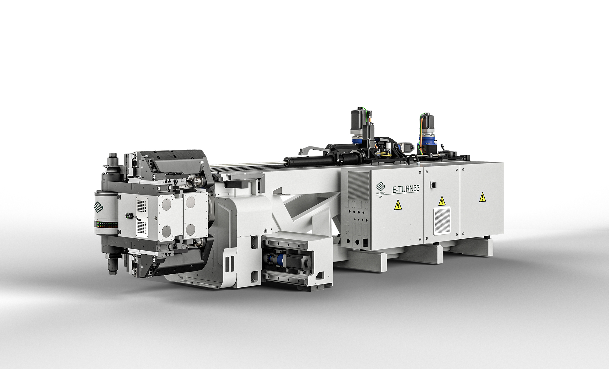 With the E-Turn63, the BLM Group will be showcasing a new machine for right and left-hand bending in the process of tubes with diameters up to 63.5 mm at Blechexpo 2025. © BLM Group
