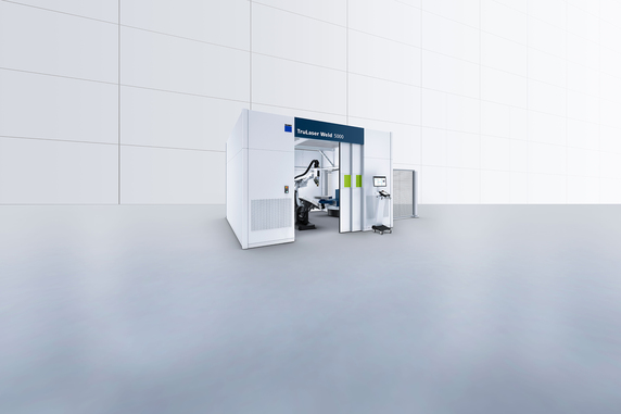 Die neue TruLaser Weld 5000 von Trumpf ist besonders robust, flexibel und einfach zu bedienen. © Trumpf