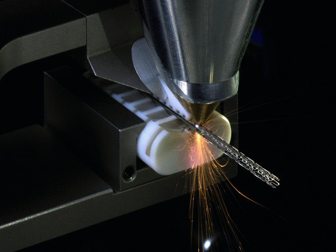 Der neue Geschäftsbereich „Bystronic Rofin“ bietet unter anderem Lasersysteme für die Medizintechnik-Produktion. © Bystronic