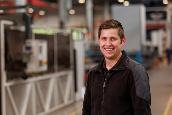 Holger Kleck, foreman in welding technology, at Knoll Maschinenbau GmbH. © Fronius