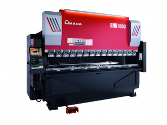 Die Abkantpresse SRB-1003 bietet Amada jetzt auch in Europa an . © Amada
