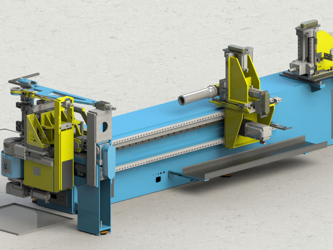 Die Rohrbiegemaschine CNC 80 E TB MR wird auf der Tube demonstrieren, wie Serienleistung und Prozessstabilität zusammenwirken. © Schwarze-Robitec
