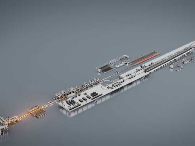 Das CMT-700-Walzwerk wird in den bestehenden Stahlproduktionskomplex von UMB Steel integriert. © SMS Group