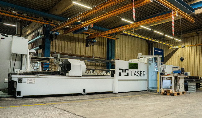 Neue TruLaser Tube 7000 in unserer Fertigung © PS Laser