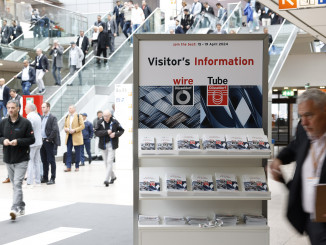 Die Messen Wire und Tube erwarten vom 13. bis 17. April 2026 wieder Tausende von Besuchern in Düsseldorf. ©Messe Düsseldorf / ctillmann
