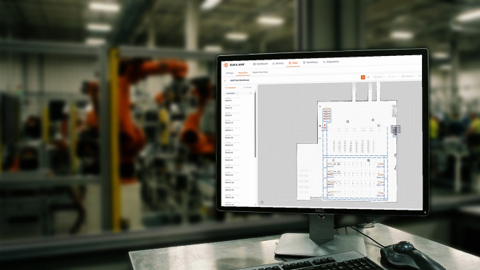 Kuka AMP is designed as an open, modular API platform. © Kuka