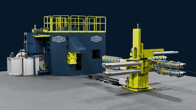 The basic version comprises one storage unit and one robot. © Heinrich GEORG GmbH
