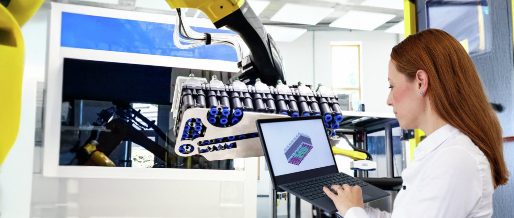 Der Digital Engineering Service unterstützt Konstrukteure dabei, die applikationsspezifische Greiflösung in kürzester Zeit unkompliziert auszulegen. © Schmalz