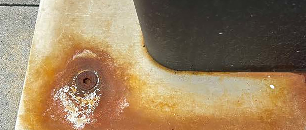 Auch Edelstahl kann Rost verursachen, wenn er ungünstig mit anderen Metallen kombiniert wird. © Informationsstelle Edelstahl Rostfrei